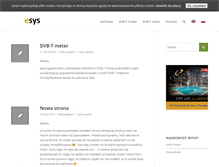 Tablet Screenshot of esys.com.pl